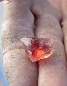 top red oregon sunstone